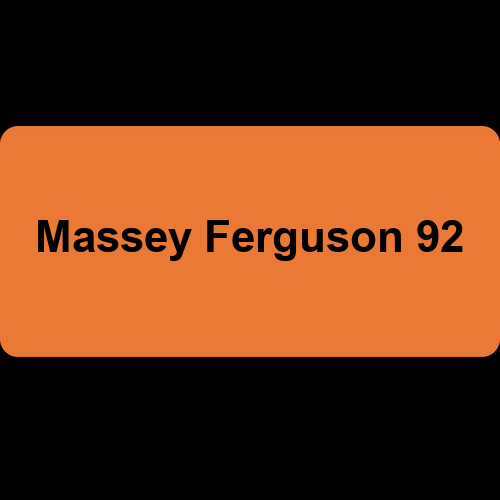 Massey Ferguson 92